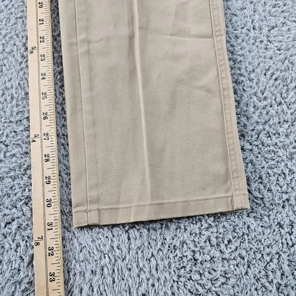 Joseph Abboud Pants 32x31 Khaki Beige Chino Comfort Stretch Preppy Casual NWT